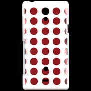 Coque Sony Xperia T pois rouge