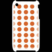 Coque iPhone 3G / 3GS pois orange
