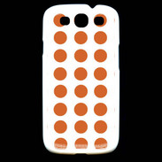 Coque Samsung Galaxy S3 pois orange
