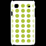 Coque Samsung Galaxy S pois vert clair