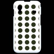 Coque Samsung ACE S5830 pois vert foncé