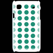 Coque Samsung Galaxy S pois vert d'eau