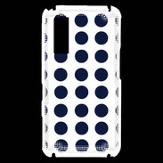 Coque Samsung Player One pois bleu marine