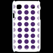 Coque Samsung Galaxy S pois violet