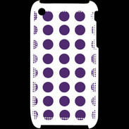 Coque iPhone 3G / 3GS pois violet
