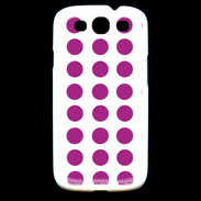 Coque Samsung Galaxy S3 pois magenta