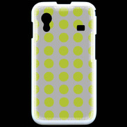 Coque Samsung ACE S5830 pois gris & vert