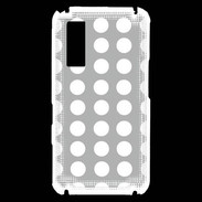 Coque Samsung Player One pois gris & blanc