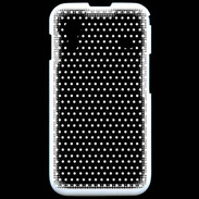 Coque Samsung ACE S5830 pois noir & blanc