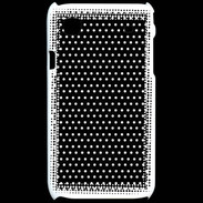 Coque Samsung Galaxy S pois noir & blanc