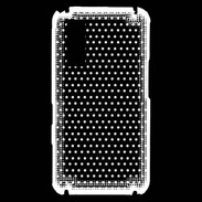 Coque Samsung Player One pois noir & blanc
