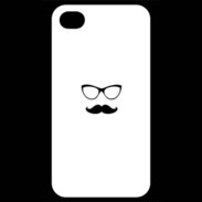 Coque iPhone 4 / iPhone 4S moustache 4
