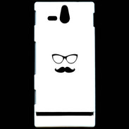 Coque SONY Xperia U moustache 4