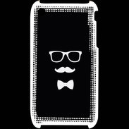 Coque iPhone 3G / 3GS moustache & noeud 1