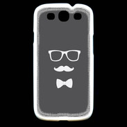 Coque Samsung Galaxy S3 moustache & noeud 2