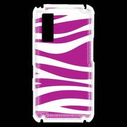 Coque Samsung Player One zèbre rose & blanc