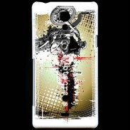 Coque Sony Xperia T motocross frame