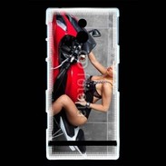 Coque Sony Xperia P Moto sexy