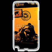Coque Samsung Galaxy Note 2 motorcycle rider background