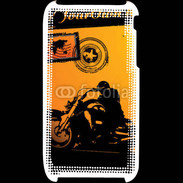 Coque iPhone 3G / 3GS motorcycle rider background