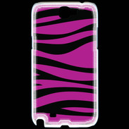 Coque Samsung Galaxy Note 2 zèbre rose & noir