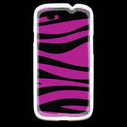 Coque Samsung Galaxy S3 zèbre rose & noir