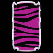 Coque Black Berry 8520 zèbre rose & noir