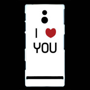 Coque Sony Xperia P I love you