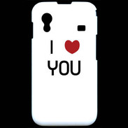 Coque Samsung ACE S5830 I love you