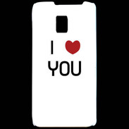 Coque LG P990 I love you