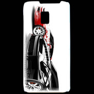 Coque LG P990 Voiture noire