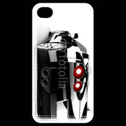 Coque iPhone 4 / iPhone 4S Voiture de course noire
