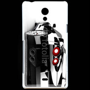 Coque Sony Xperia T Voiture de course noire