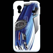 Coque Samsung ACE S5830 Mustang bleue