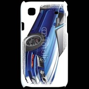 Coque Samsung Galaxy S Mustang bleue