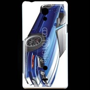 Coque Sony Xperia T Mustang bleue
