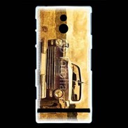 Coque Sony Xperia P Voiture vintage