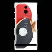 Coque Sony Xperia P Raquette de Ping pong