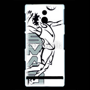 Coque Sony Xperia P Smash volley ball