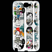 Coque Samsung Galaxy Note 2 Skate graffiti