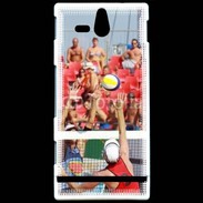 Coque SONY Xperia U Beach volley 3