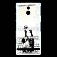 Coque Sony Xperia P Volley ball vintage