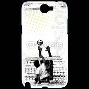 Coque Samsung Galaxy Note 2 Volley ball vintage