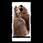 Coque Sony Xperia P Vieux gant de boxe