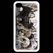 Coque iPhone 4 / iPhone 4S Abrivado Chevaux et taureaux