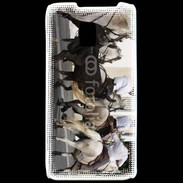 Coque LG P990 Abrivado Chevaux et taureaux