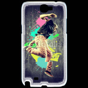 Coque Samsung Galaxy Note 2 Danseur rétro style