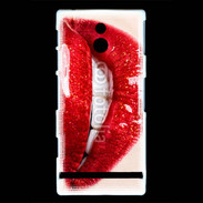 Coque Sony Xperia P Belle bouche