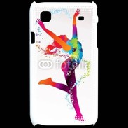 Coque Samsung Galaxy S Danseuse en couleur