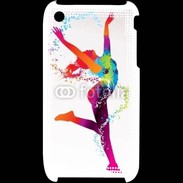 Coque iPhone 3G / 3GS Danseuse en couleur